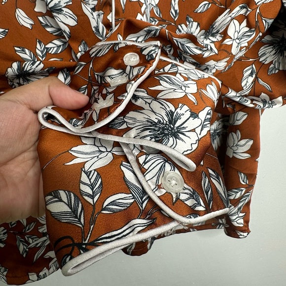 La Ligne x Target Women’s Floral Button Front Blouse Size Medium - Picture 8 of 14